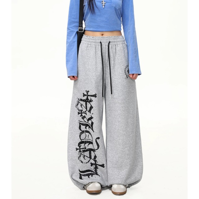 faded logo sweatpants　フェードロゴスウェットパンツ　J2134