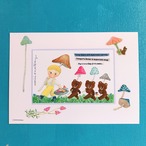 A4 POSTER「mushroom hunting」