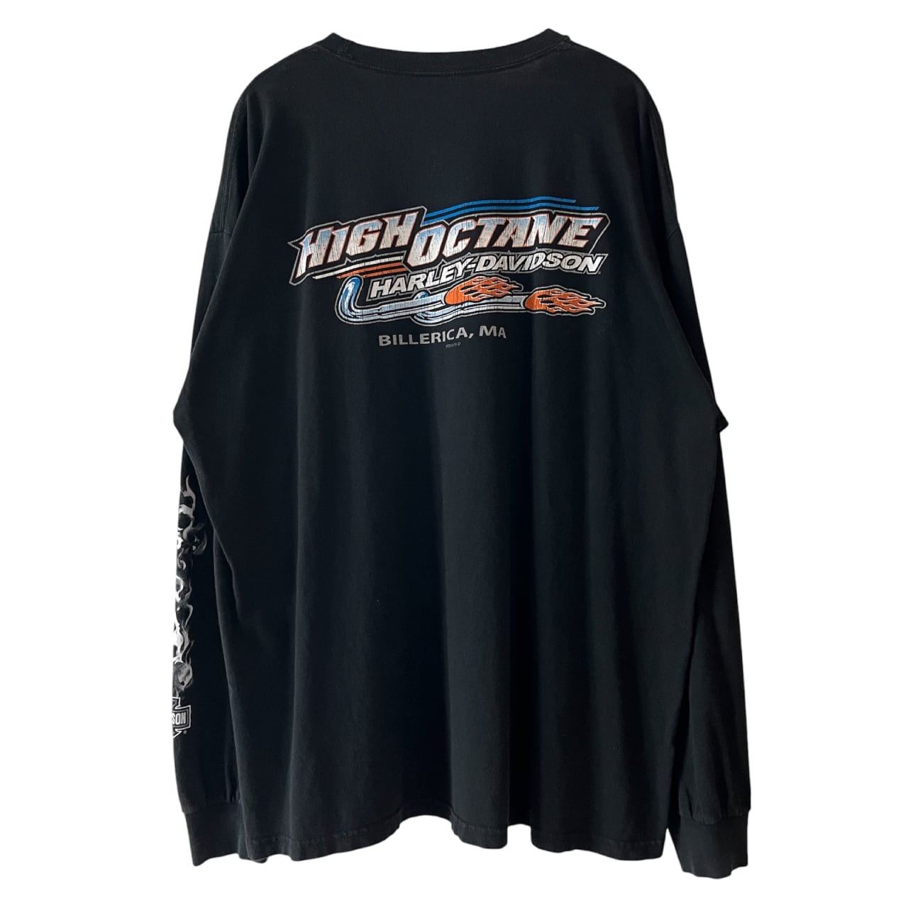 Harley Davidson 2019 Skull White Flame Long Sleeves Tee | Vintage