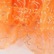 パーティドレス ワンピース ドレス オレンジ系 発表会 演奏会 パーティ 舞台 ダンス ロングドレス フリル レース 鮮やか 軽い ステージ衣装 お洒落 フォーマル パーティー かわいい 可愛い おしゃれ イベント用 目立つ ふんわり