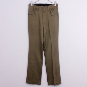 【Caka act2】"SEARS" 70's Retro Coloring Tapered Slacks Trousers