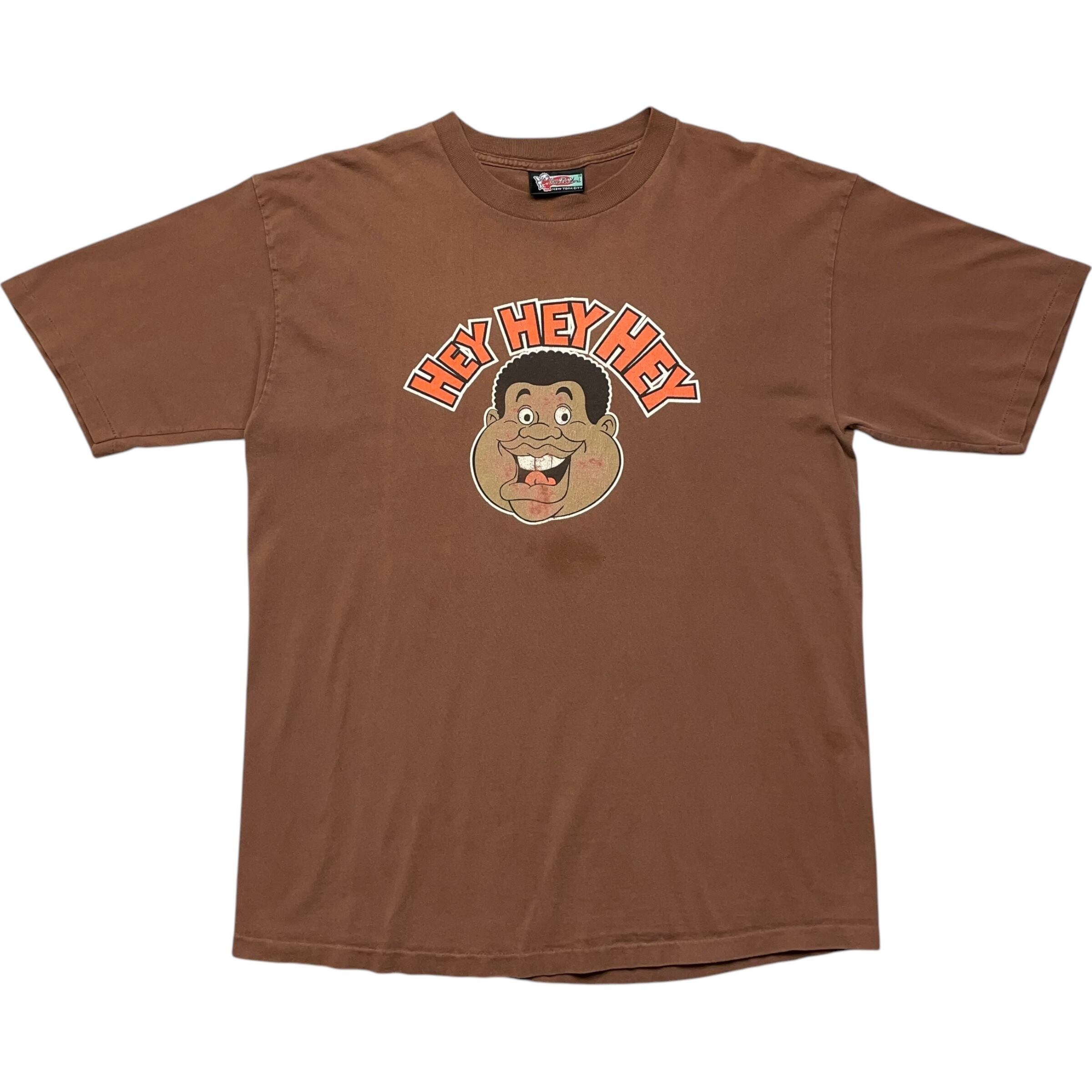 《XL》Scene Not Heard Tシャツ Fat Albert ファットアルバート プリント ブラウン USA製 90年代 vintage no.7111