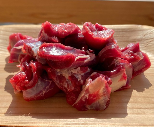 【ペット用】鹿肉切り落とし（生冷凍）200gパック