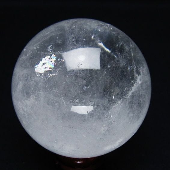 水晶 丸玉 59mm スフィア 置物 水晶玉 一点物 151-8895