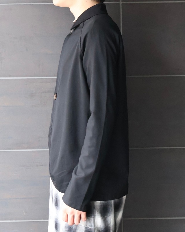 【Y's】deformed wool shirt summer jacket