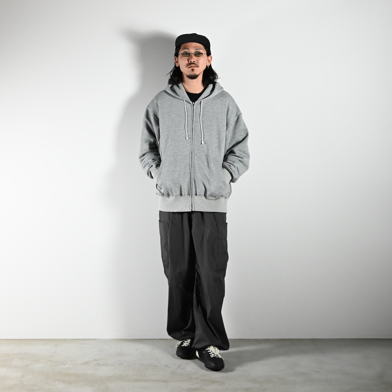 product twelve / High Count Wool Ripstop Duffle Coat コーディネート2