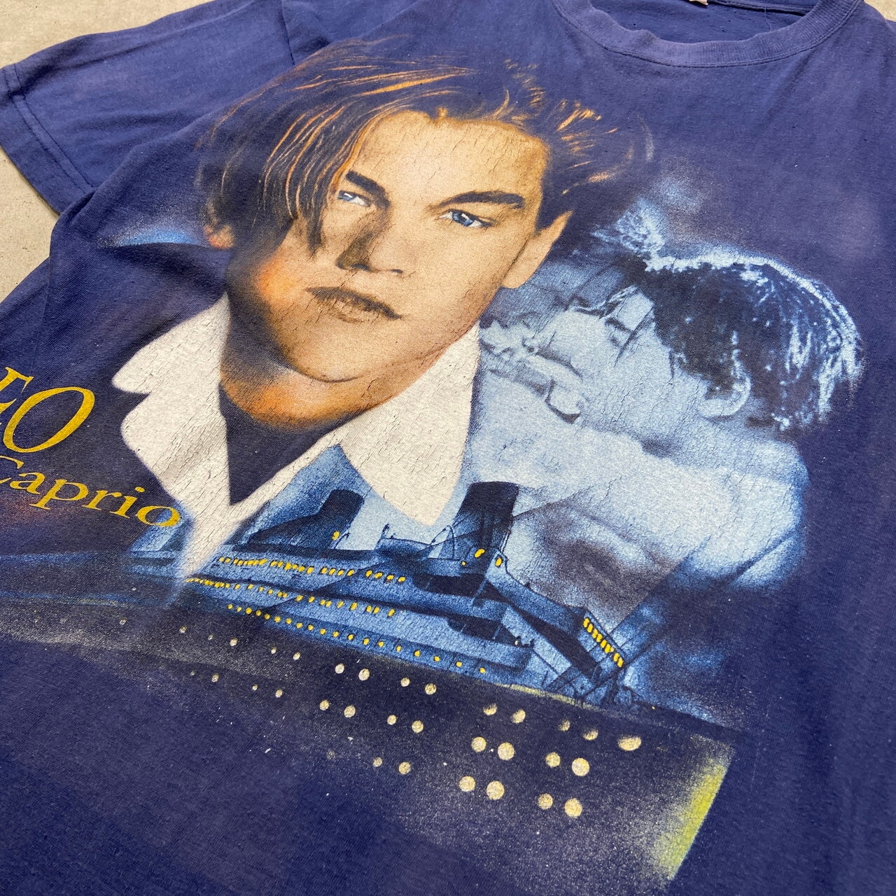 90年代 Leonardo DiCaprio レオナルド・ディカプリオ プリントTシャツ 