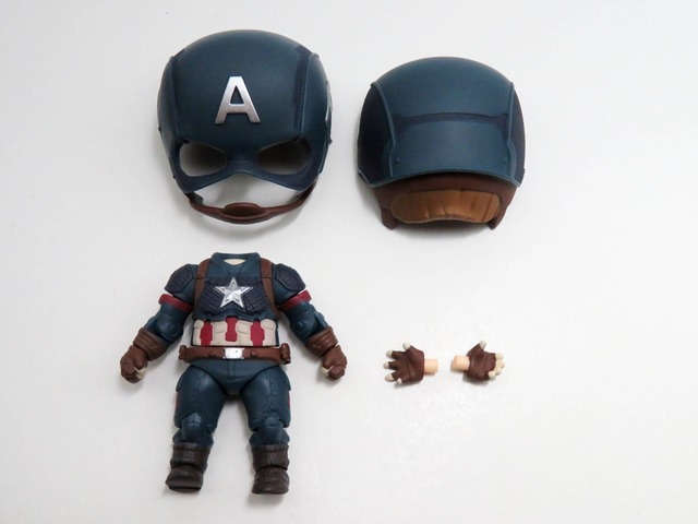 【1218】 キャプテン・アメリカ エンドゲーム・エディション スタンダードVer. 顔、体パーツセット　ねんどろいど