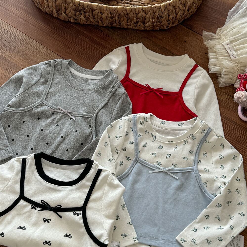 キャミレイヤードトップス