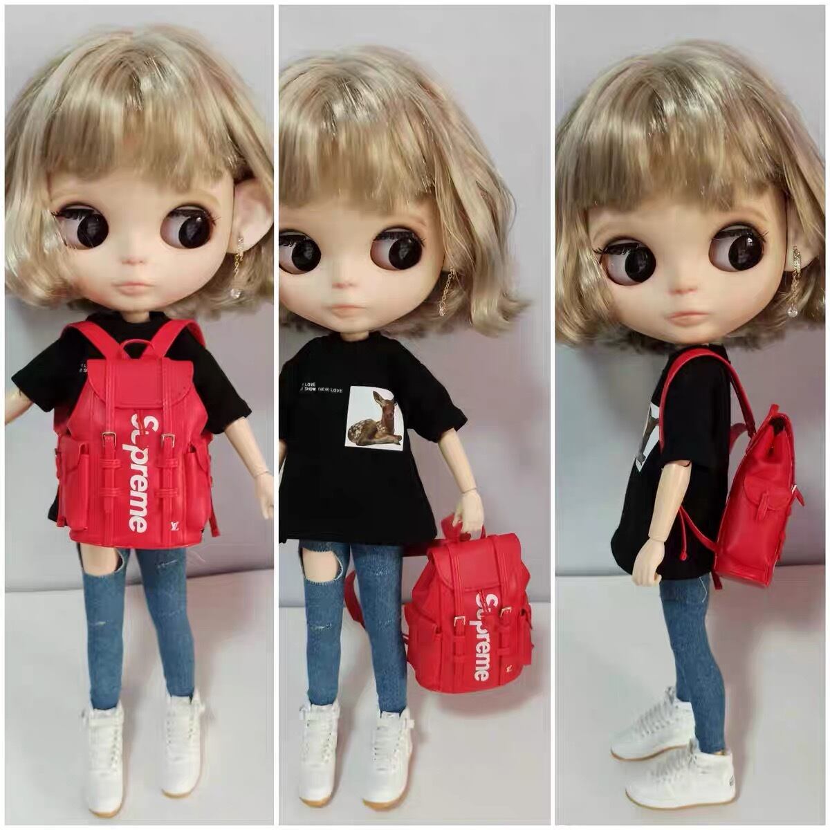 ミニチュア ブライス リカちゃん バービー 1/6ドール ドールハウス 