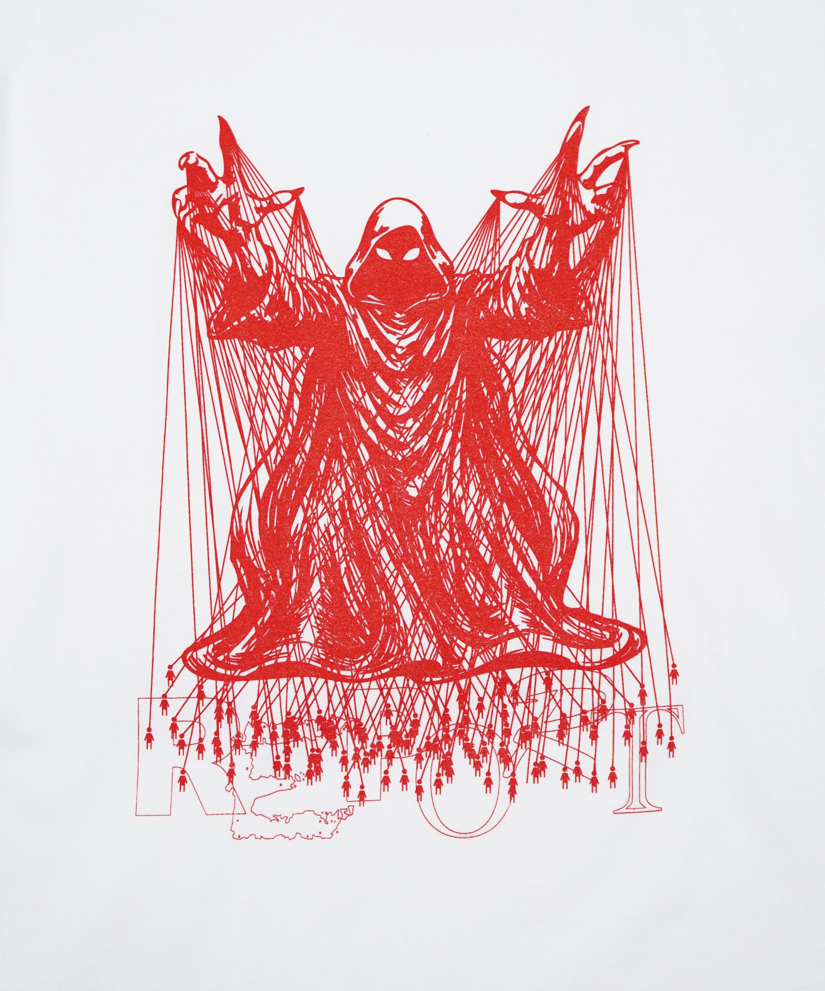 REPORT】操り TEE - WHITE(RED プリント ) | PAY ID
