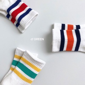 dgreen ( ディグリーン)  line socks ライン ソックス　