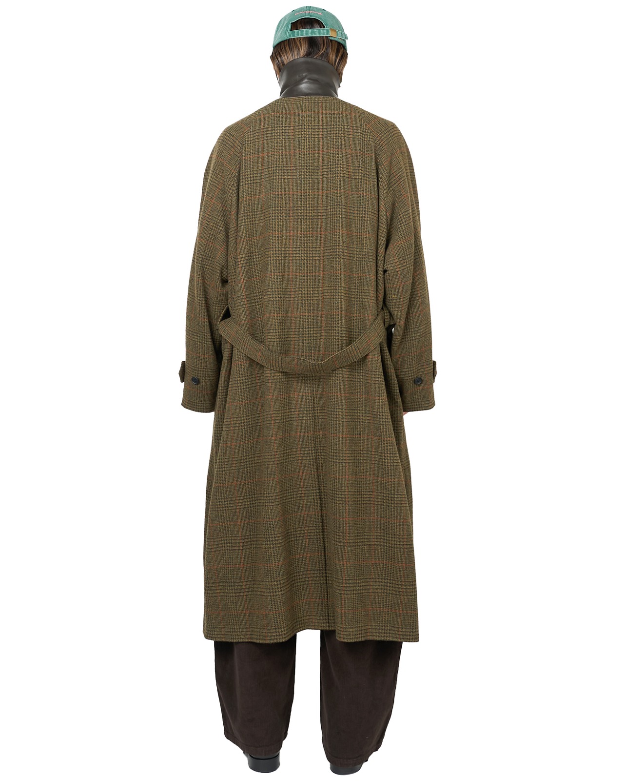 ssstein "BRITISH TWEED RAGLAN SLEEVE BALMACAAN COAT〔TWEED CHECK〕"