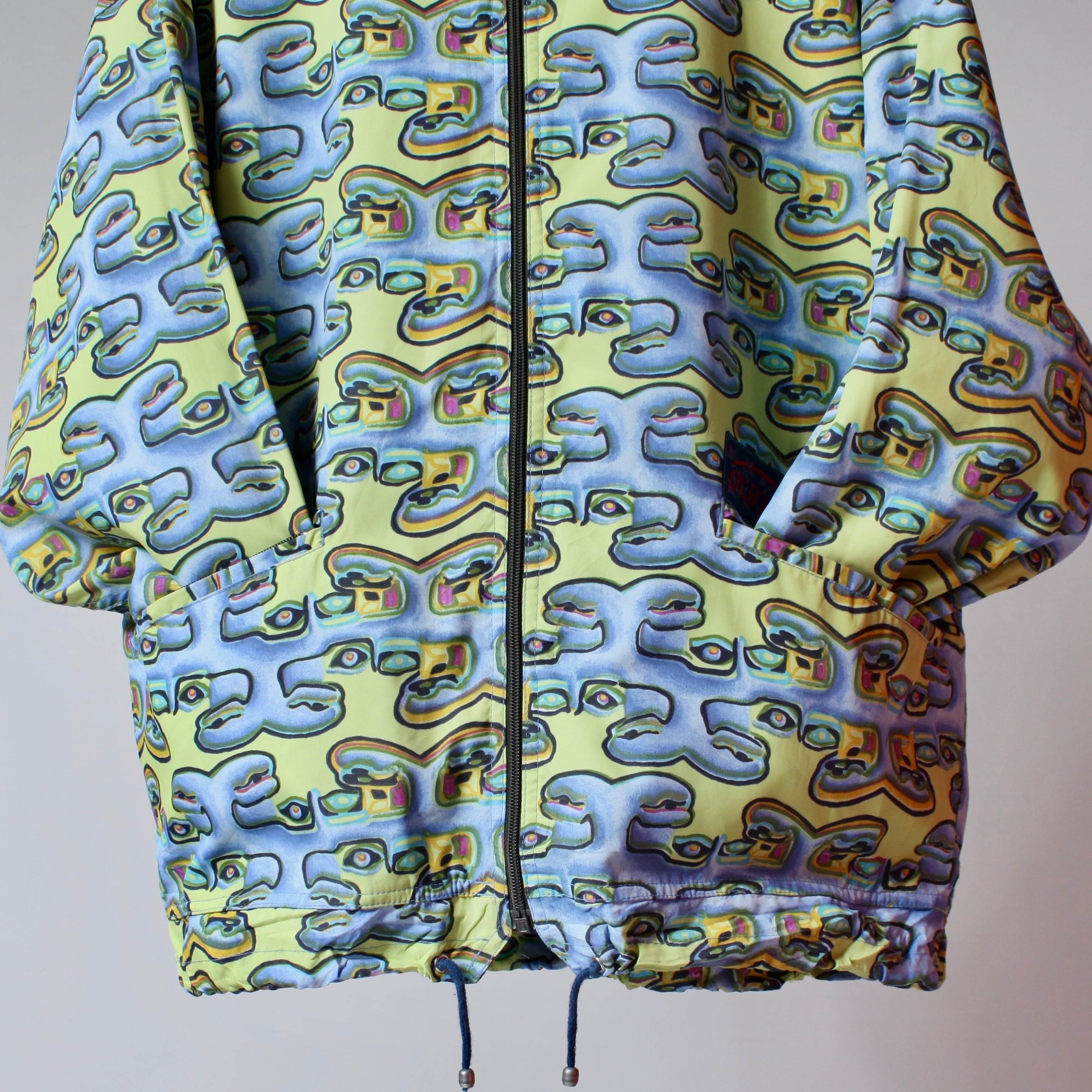 0911. 1990's OXBOW Printed wind coat Made in France 90s 90年代