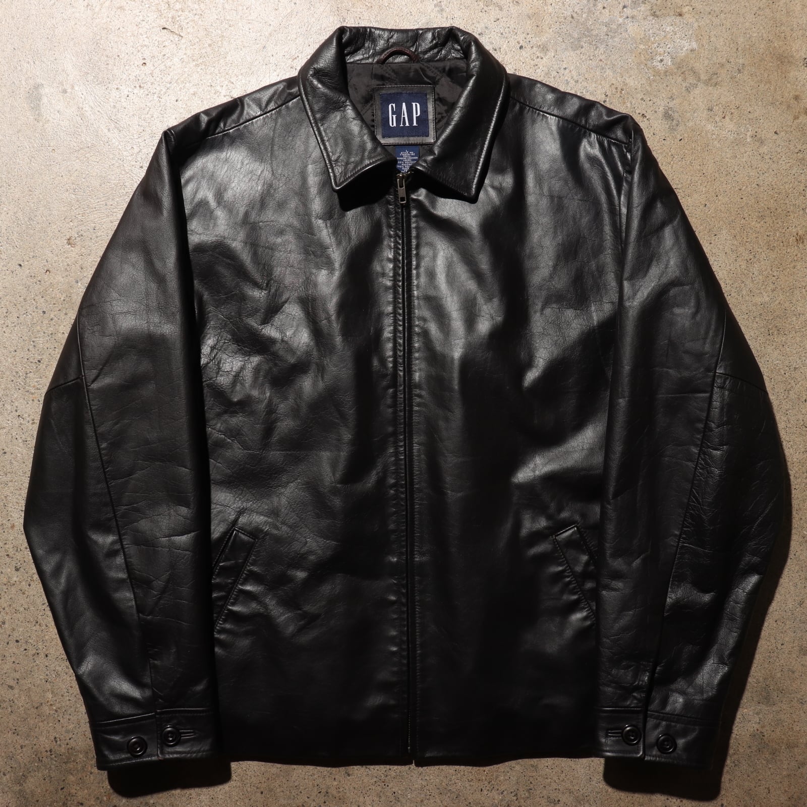 極美品 L ダークブラウン OLD GAP レザージャケット オールド 極美品 L ダークブラウン OLD GAP レザージャケット オールド