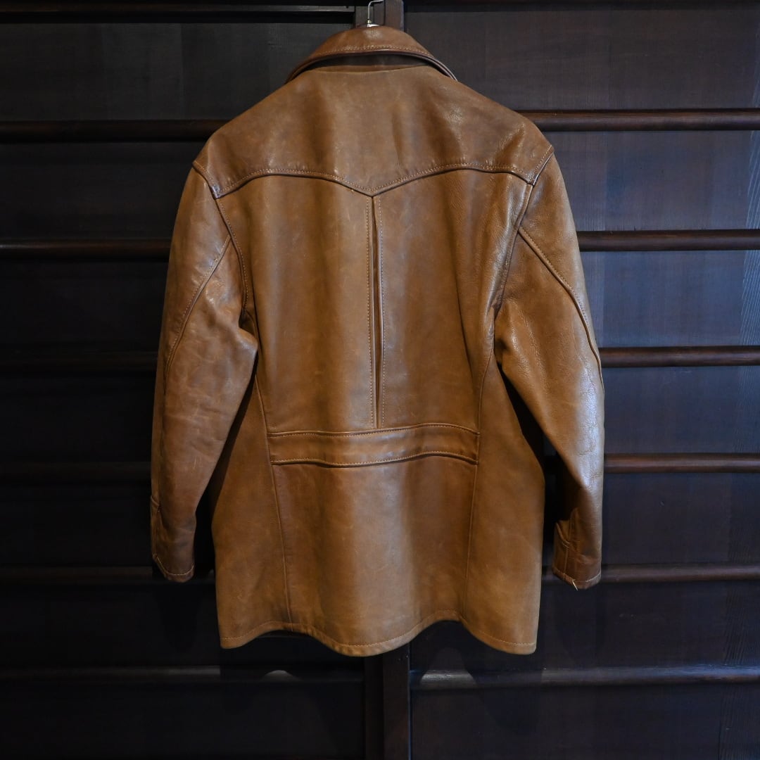 made in usa ralph lauren country vintage leather jacket583 | 【OWN