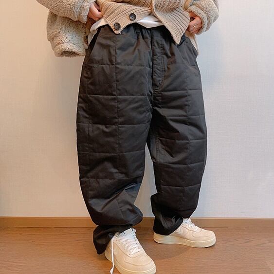 予約販売】パンツ キルティング 防寒 ボトムス メンズ カジュアル