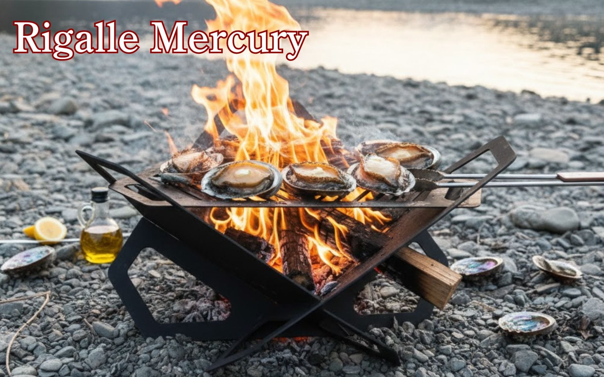 新品販売/Rigalle Mercury 低くてかっこいいフォルム 焚き火台 ソロ
