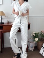 【新作5％OFF・3日間】V-neck Simple T-shirts_3colors