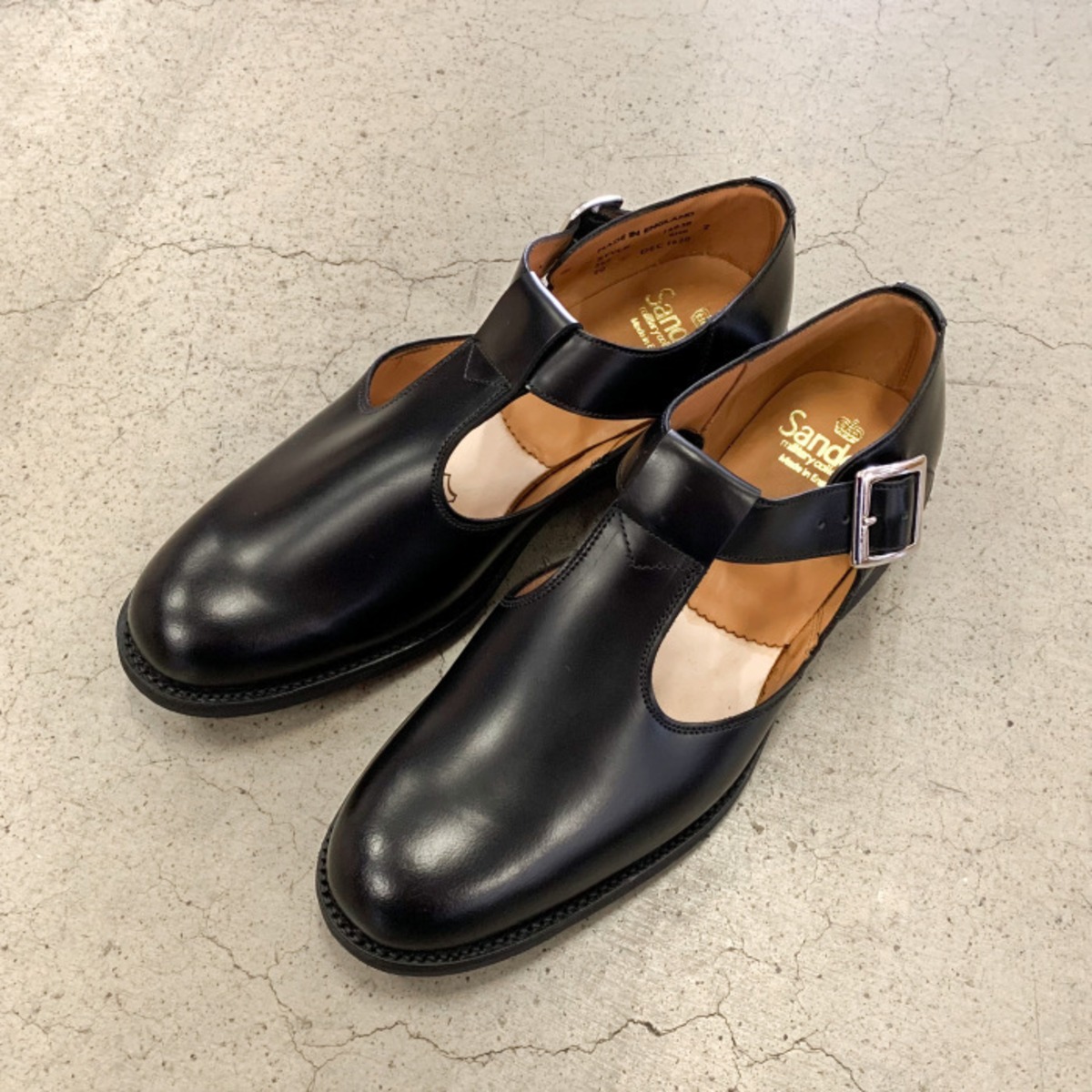 SANDERS / Military Sandal Black (サンダース ミリタリーサンダル 黒 