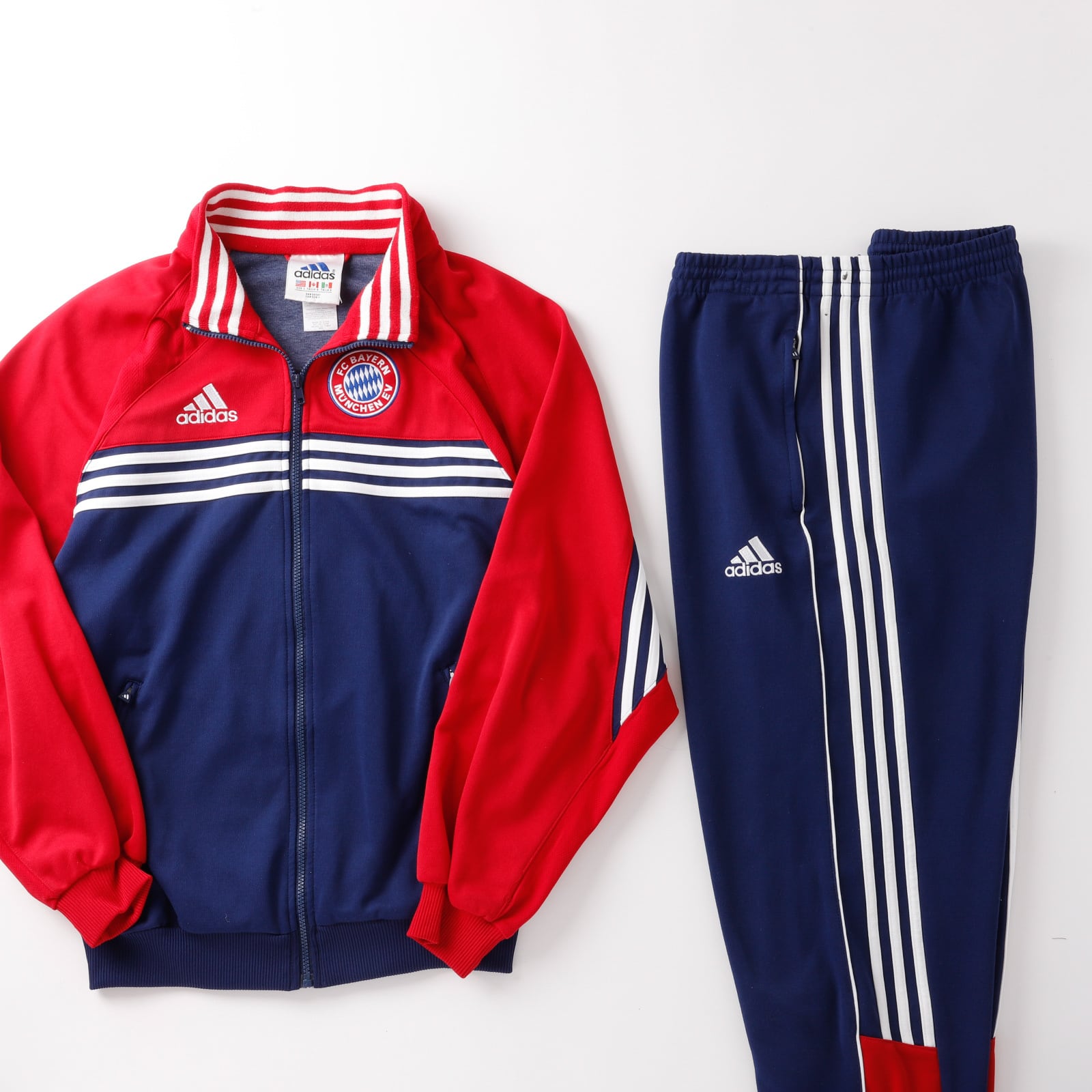 希少】90s adidas vintage training jacket pants set FC Bayern  