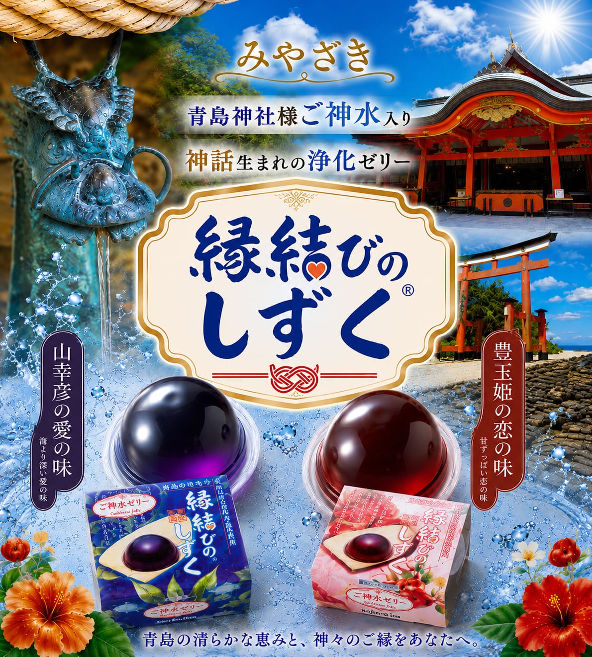 縁結びのしずく® ゼリー【二つの恋物語セット】 | 縁結びのしずく