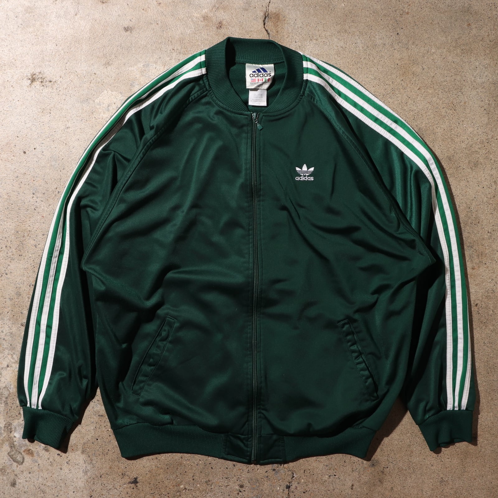 美品 90s XL adidas トラックジャケット アディダス 緑 グリーン | ENCOUNT 