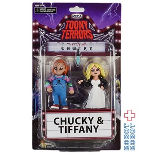 ネカ トゥーニーテラーズ スタイライズド チャイルドプレイ チャッキーの花嫁 チャッキー＆ティファニー 6インチ アクションフィギュア 未開封