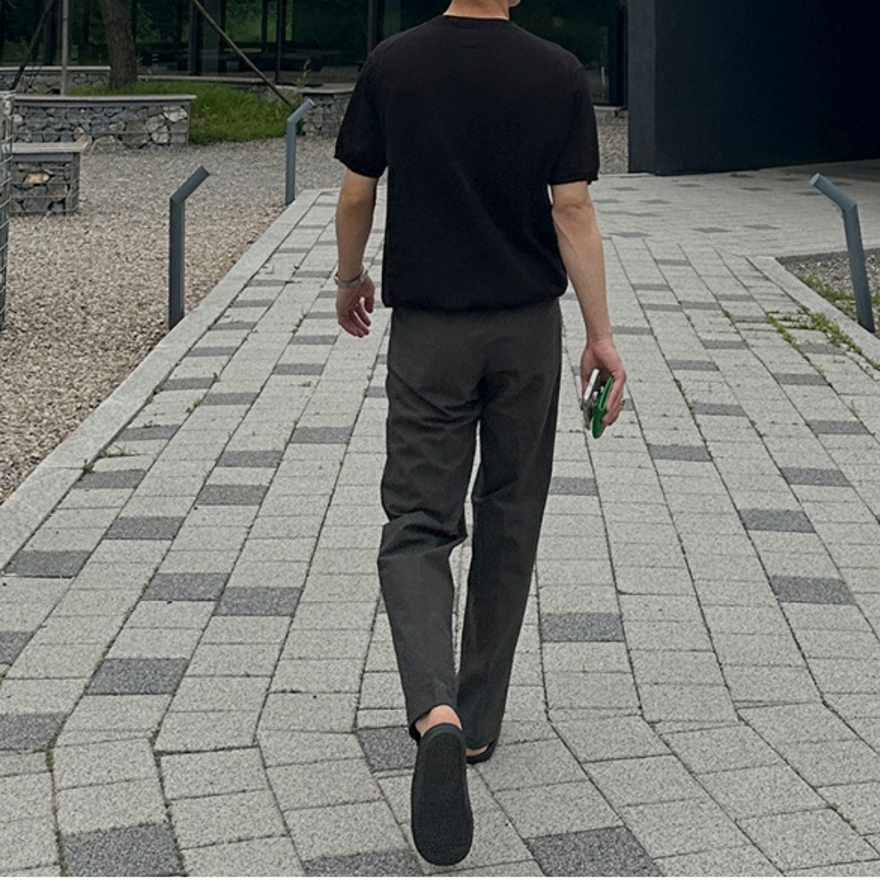 ストレートカジュアルグレーパンツ　MT0080434