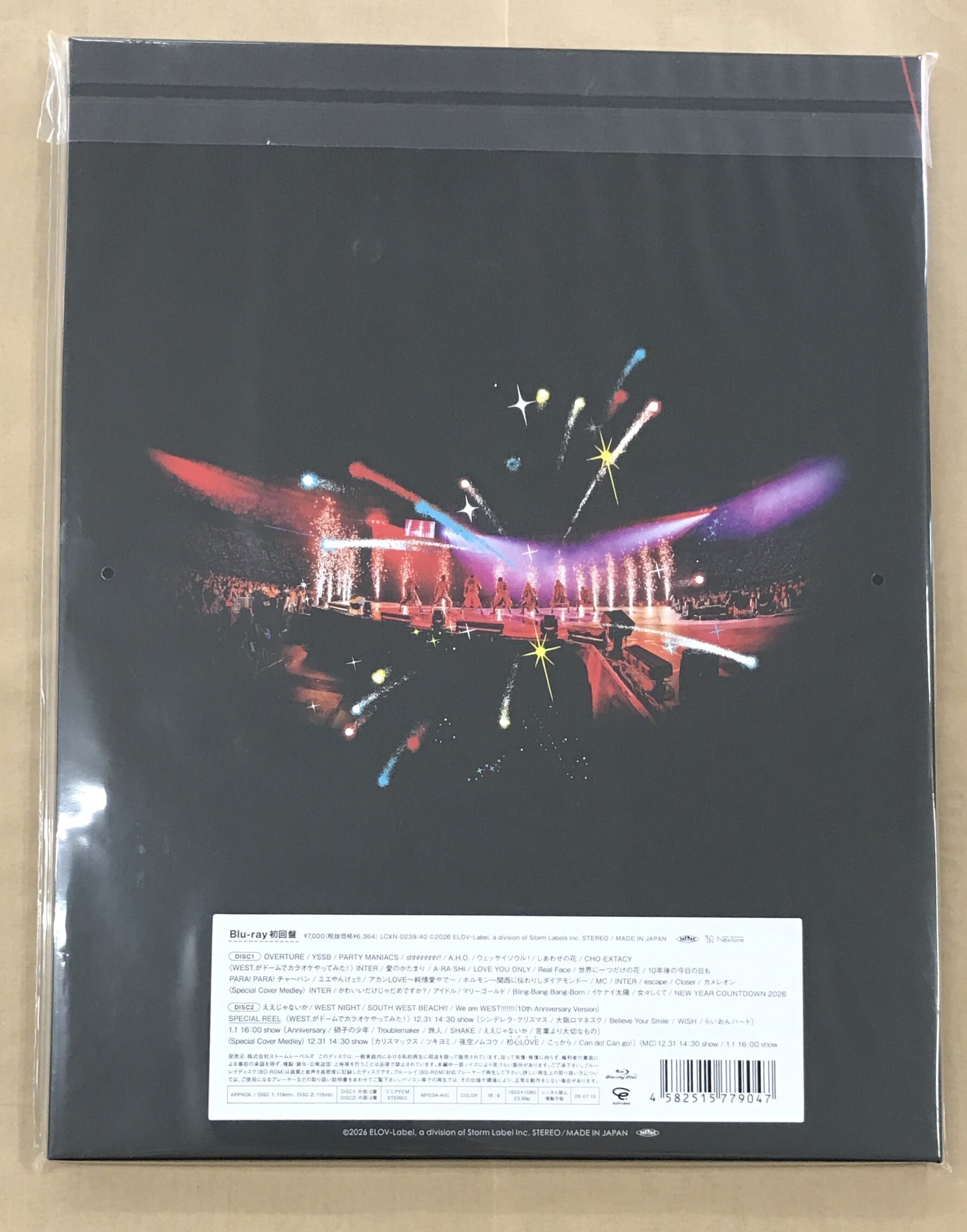 WEST. / WEST. SPECIAL LIVE 『WESTA！』 2025-2026 / 初回盤 (Blu-ray
