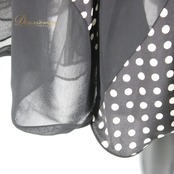 社交ダンス 衣装 スタンダード スカート レッスンウェア 女性用 レディース オールシーズン 白 黒 水玉 SEKINE セキネ ブラック系 ホワイト系 レトロ ドット スカート ファッション 布地 軽量 エレガント コーディネート シンプル デザイン 柔らかい おしゃれ 運動用 カジュアル 印象的 コンビネーション セットアップ 衣装用アイテム