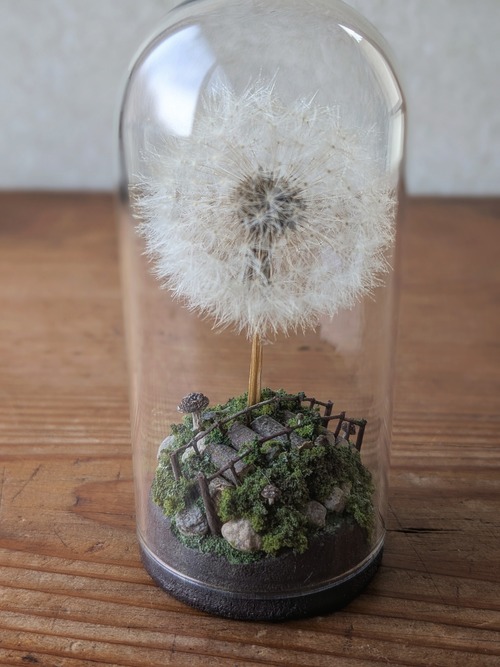 大きな綿毛と小さな橋