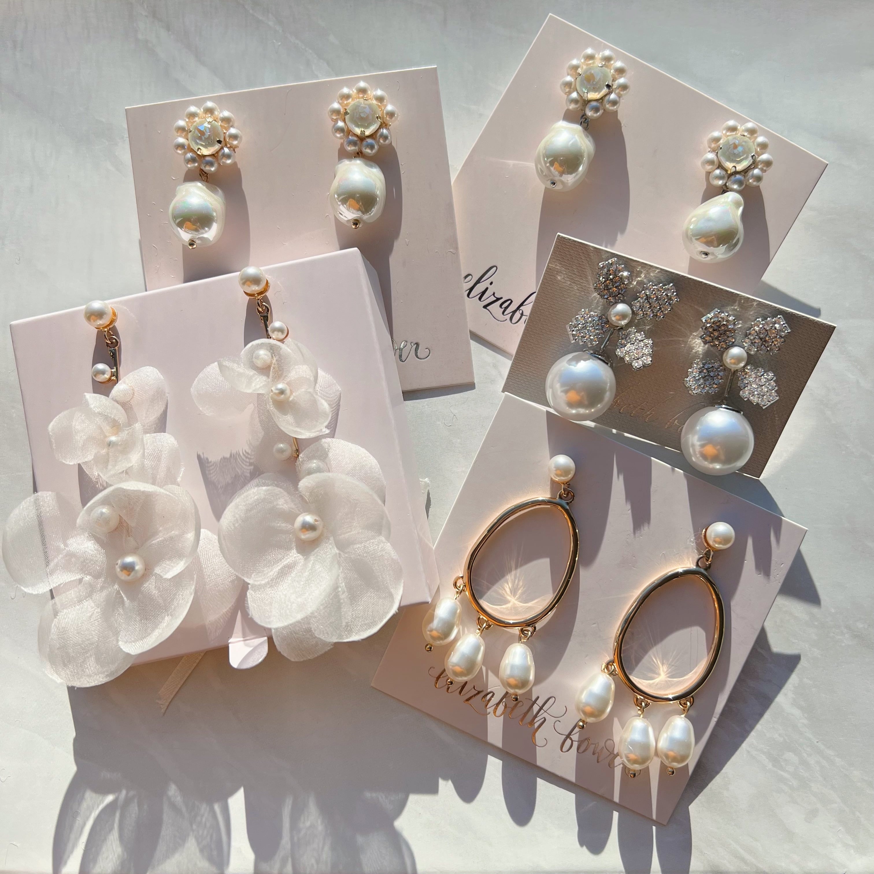 Elizabeth Bower】Baroque Bauble Dropシルバーピアス Elizabeth Bower】Baroque Bauble Dropシルバーピアス