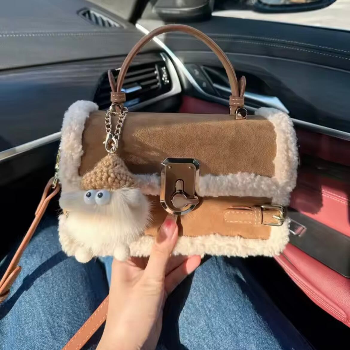 mouton square mini bag