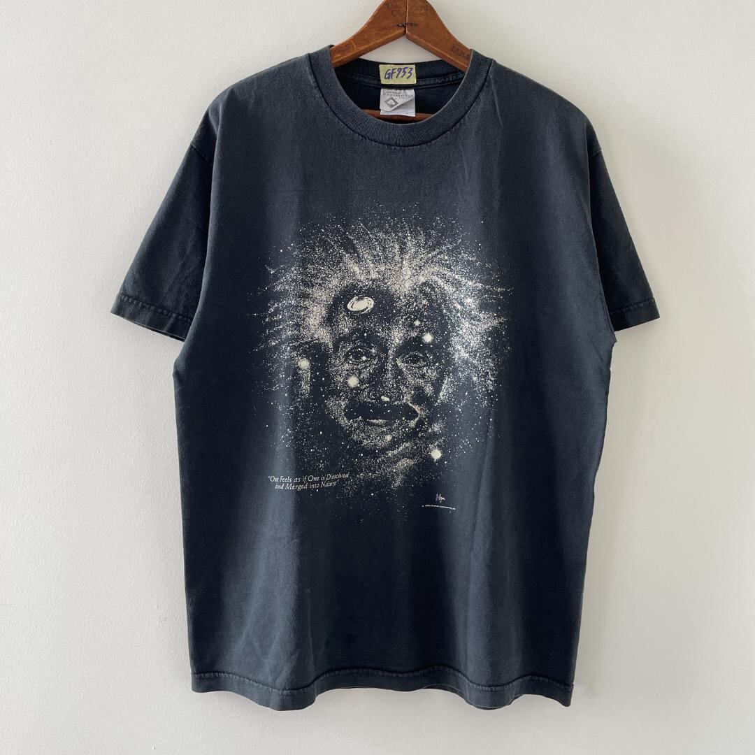 GF753 90s アインシュタイン Tシャツ ジャスティンビーバー ビンテージ 