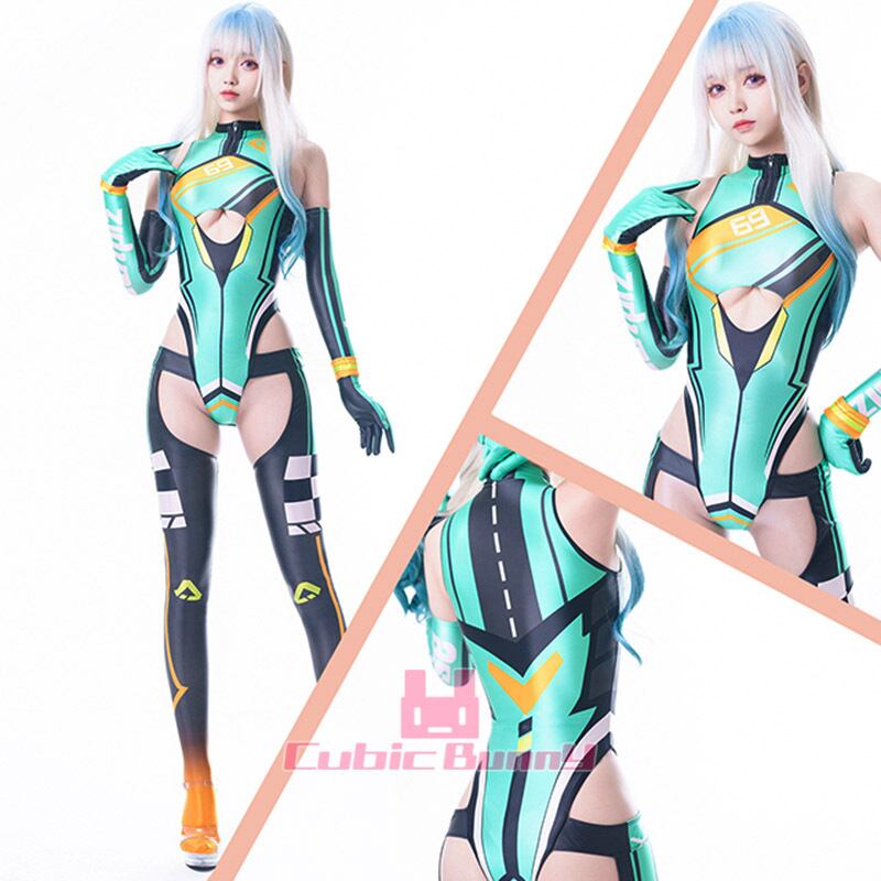 Tika バニー コスプレ バニーガール 衣装 アイレットデザイン ハード