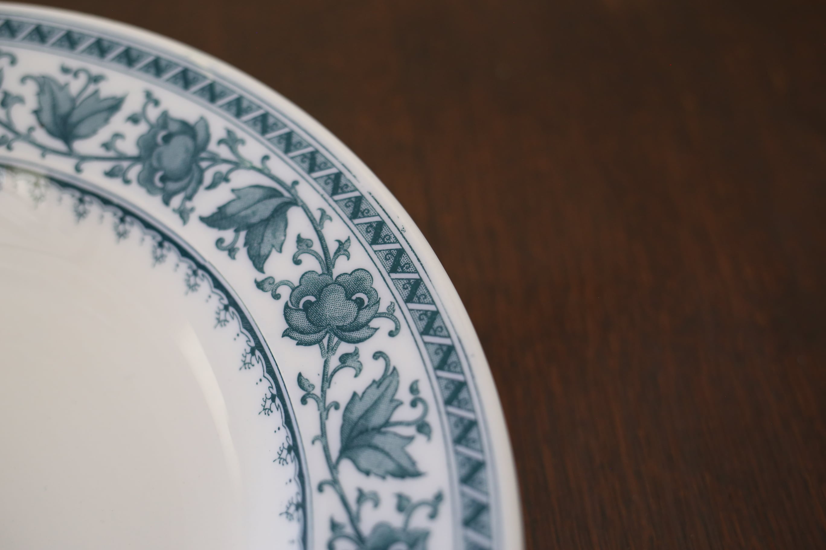 フランス アンティーク サルグミンヌ U&C SARREGUEMINES (SYRA) 深皿