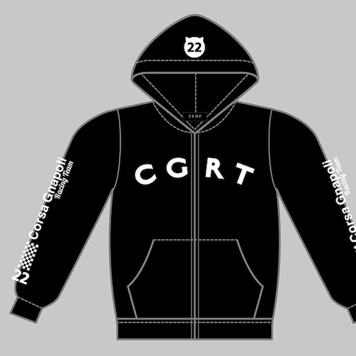 Corsa Gnapoli RT Zip-up Parker コルサ・ニャポリ・レーシング パーカー