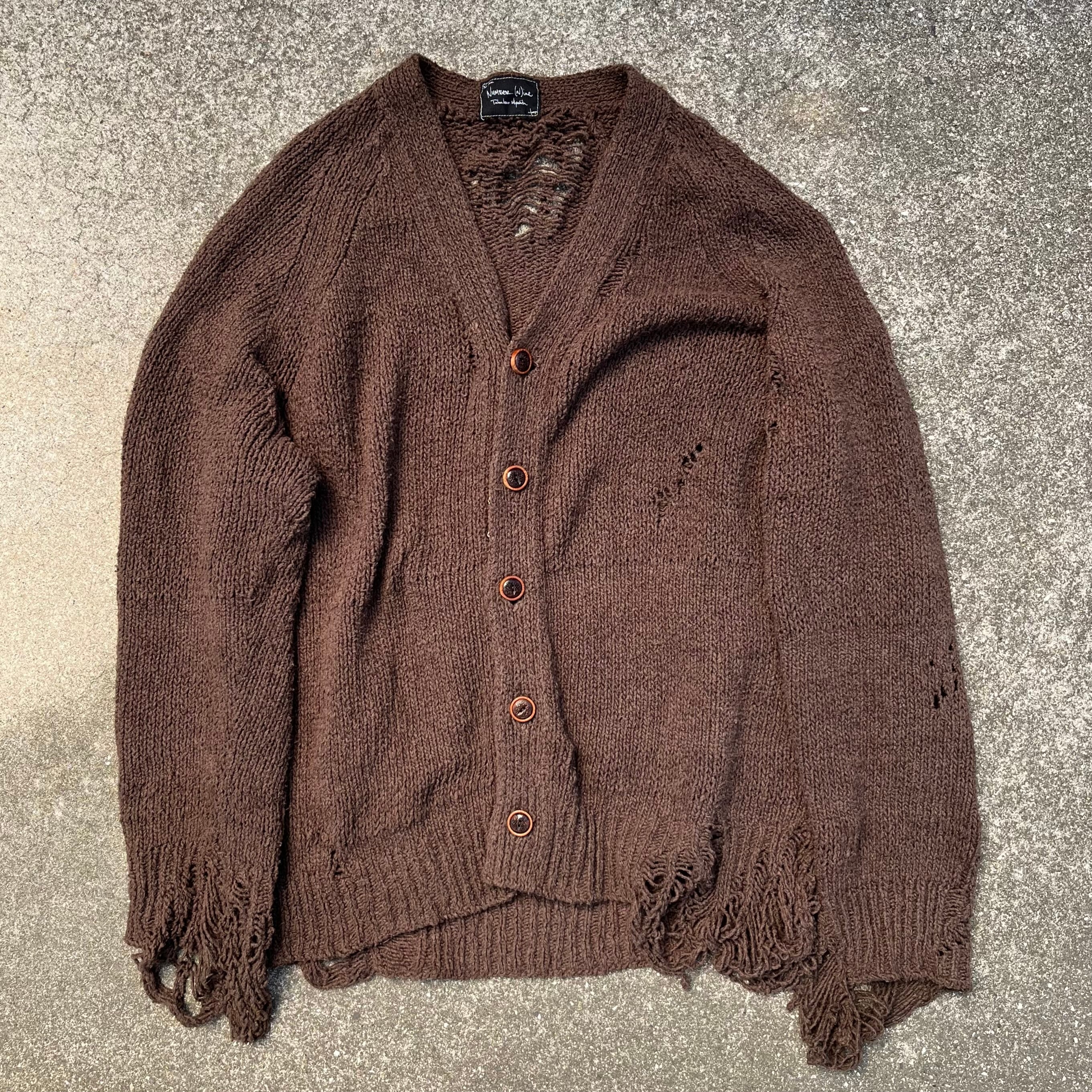 NUMBER(N)INE 03SS/AW カート期 GrungeCardigan