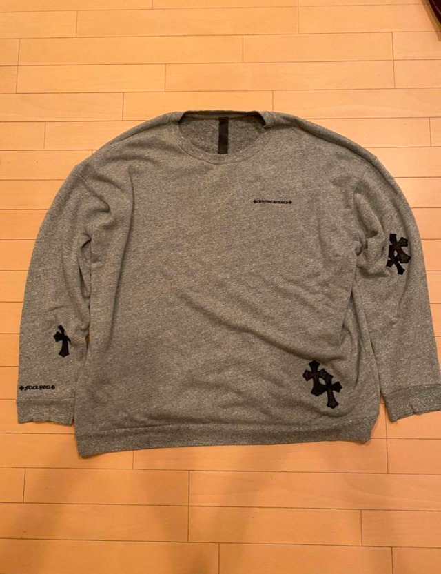 CHROME HEARTS クロムハーツ  y not クロスパッチ スウェット トレーナー