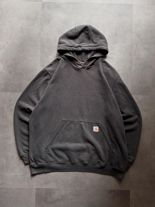 Carhartt カーハート XL ブラック ワンポイント パーカー プルオーバー