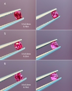 ミャンマースピネル【13】3.4x3.2mm,0.23ct