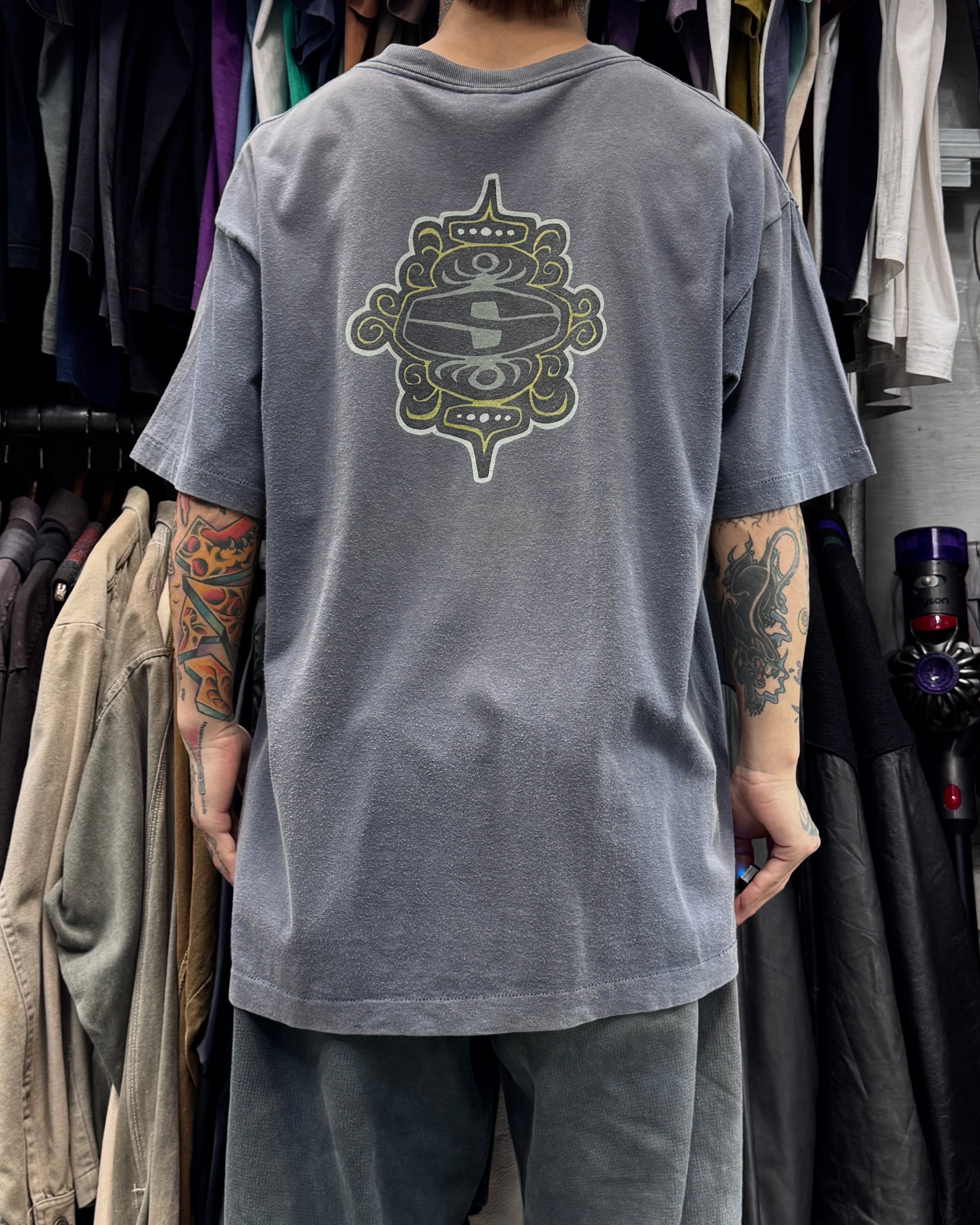 90's old stussy Ringer Design Tee “黒タグ””ALL STAR” 【下北沢店