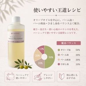 手作り石けん用 オイルミックス|Premium Olive Oil Blend 255g