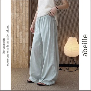 drawstring wide pants 14358