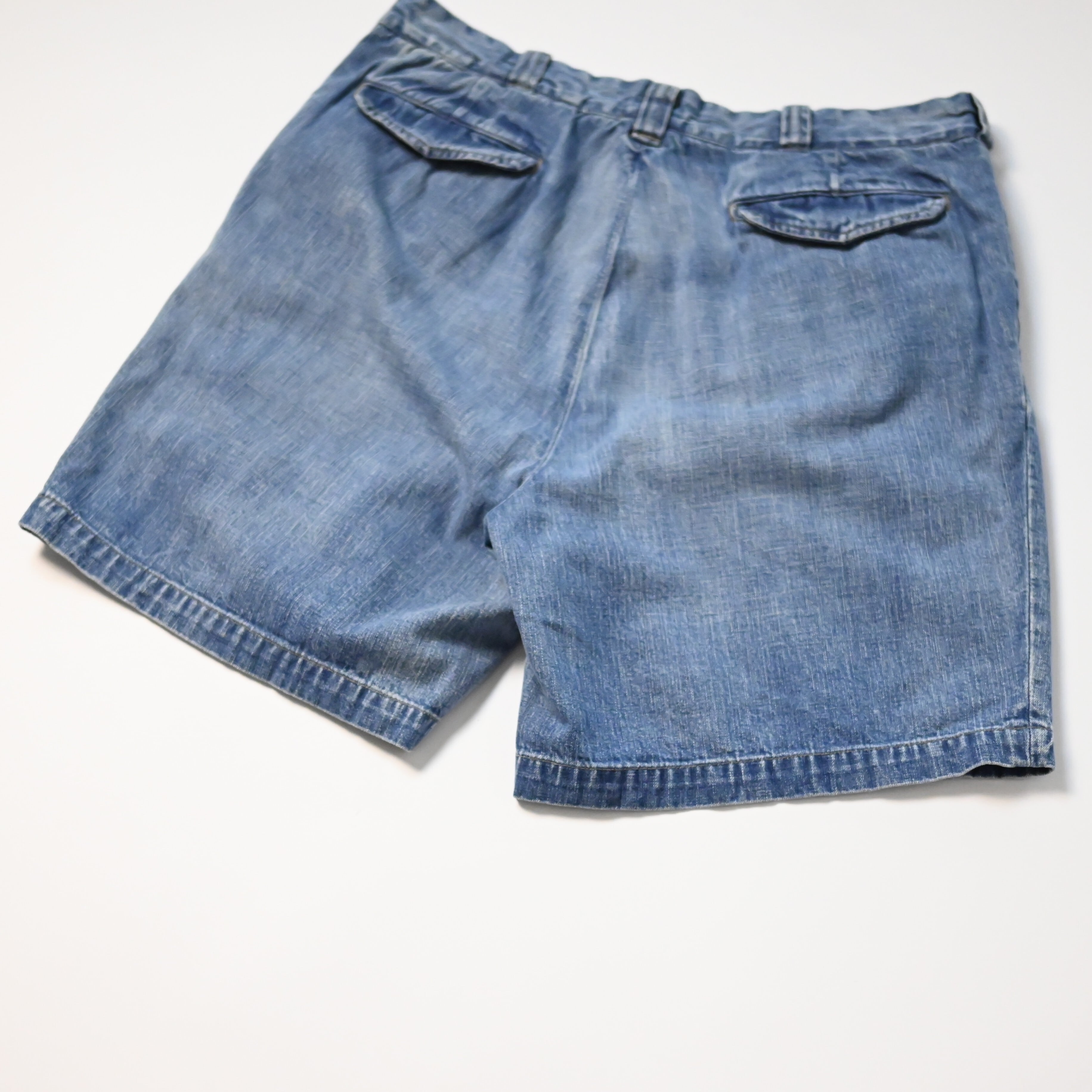 BOWWOW / US ARMY DENIM SHORTS AGED | GANKO