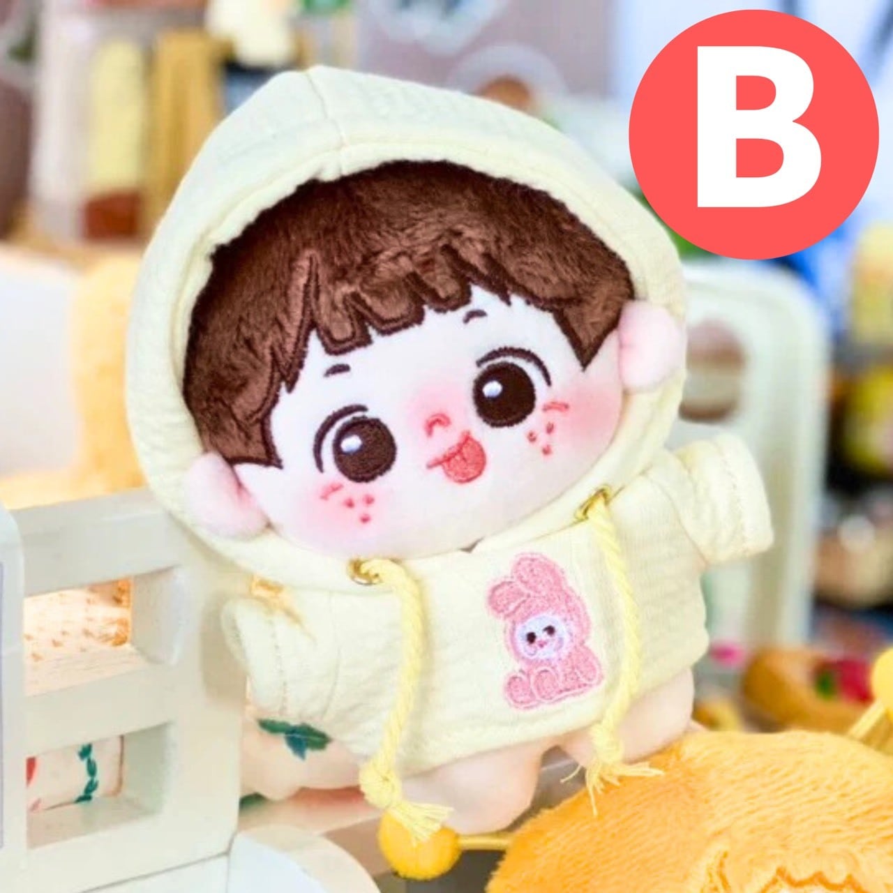 10cmぬい】ぬい本体 海星体 ぬいぐるみ ひつじ 白髪 男の子 無属性