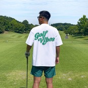 golf モックネックTシャツ