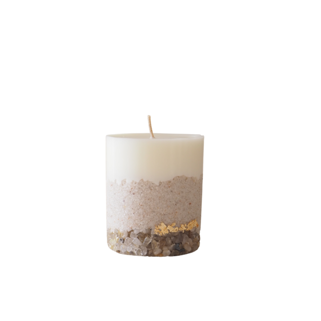 キンモクセイ/ルチルクォーツ 天然石キャンドルMini