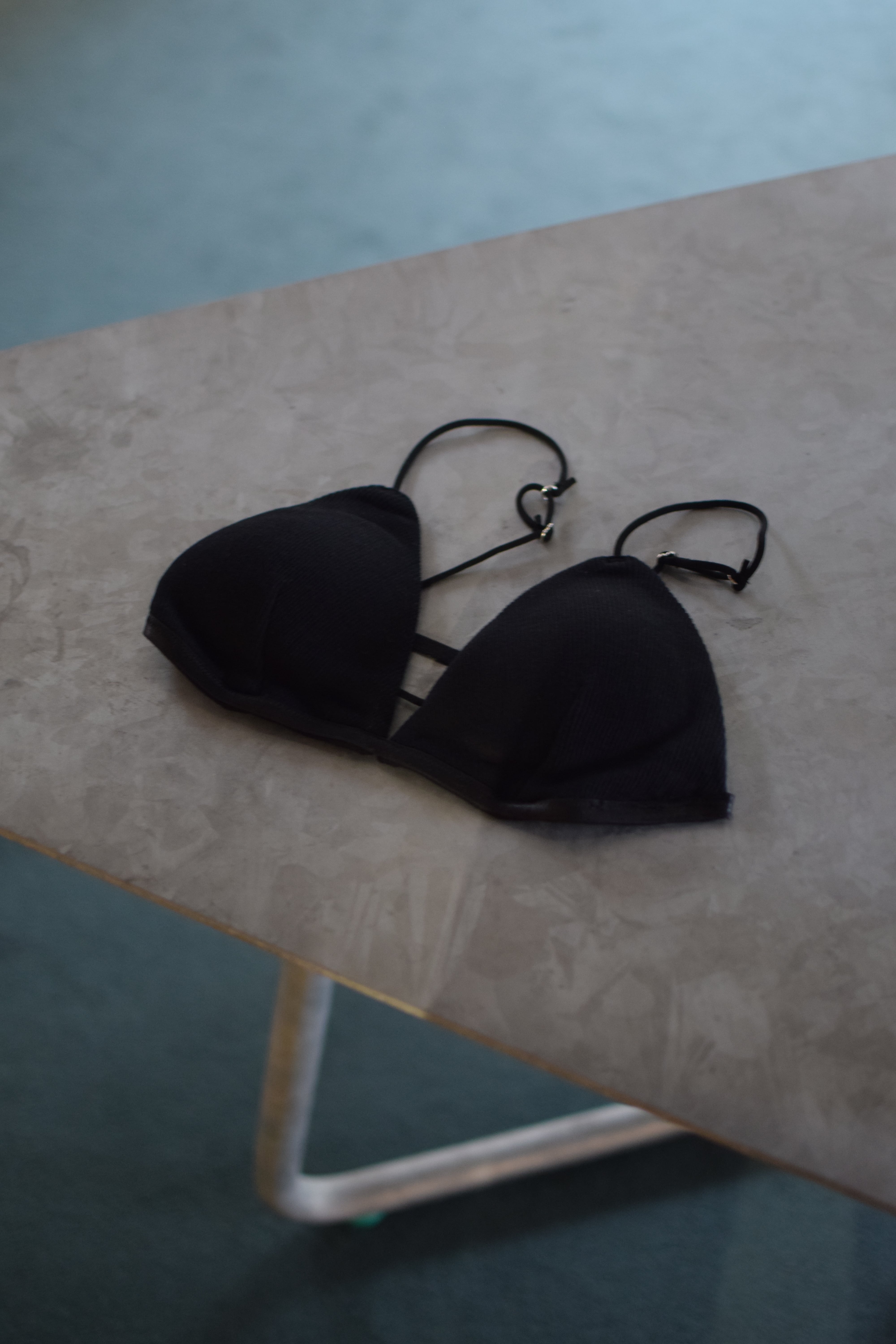PALM / knit triangle bra